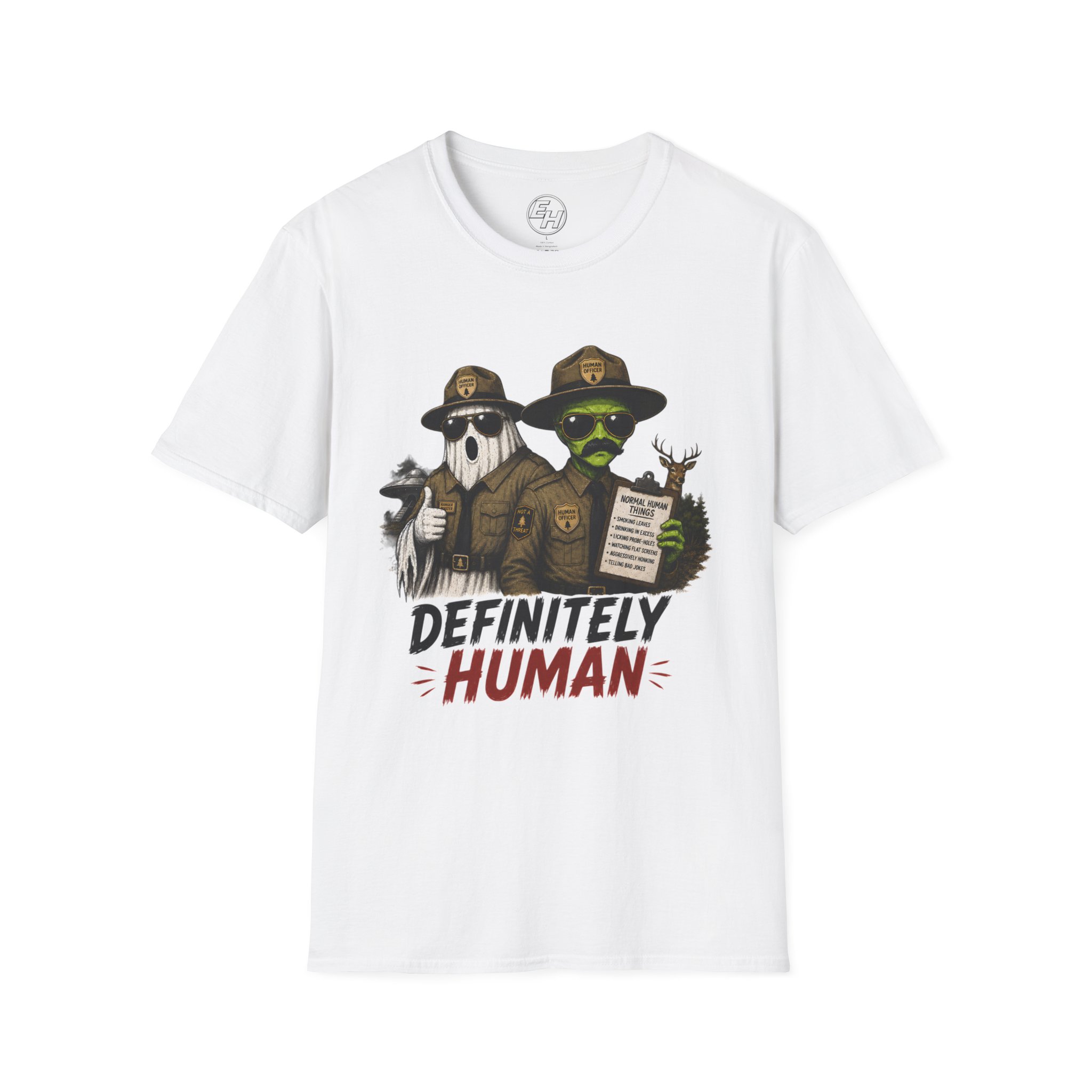 "Definitely Human" Graphic Tee - Image 9