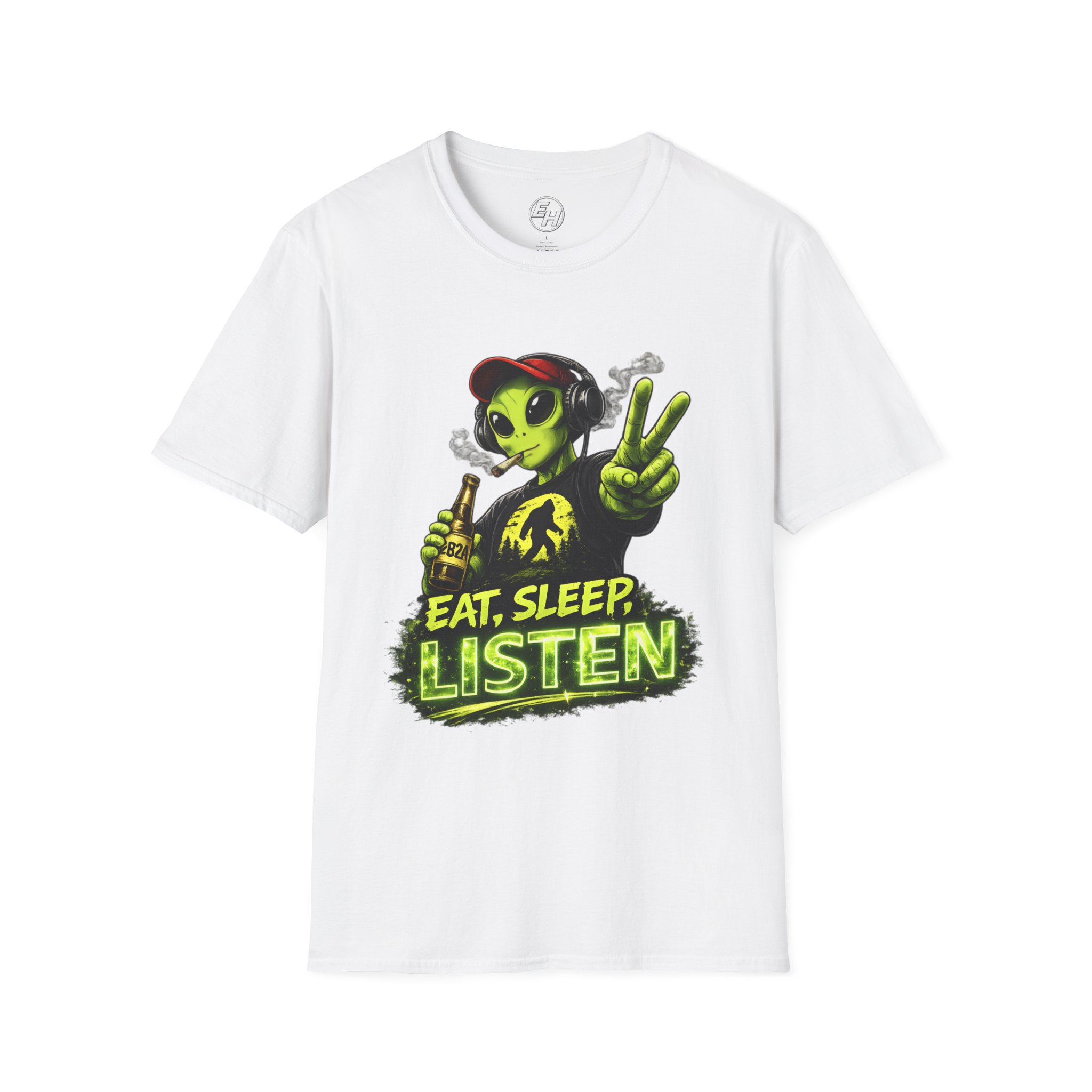 "Eat, Sleep, Listen" Graphic Tee - Image 6