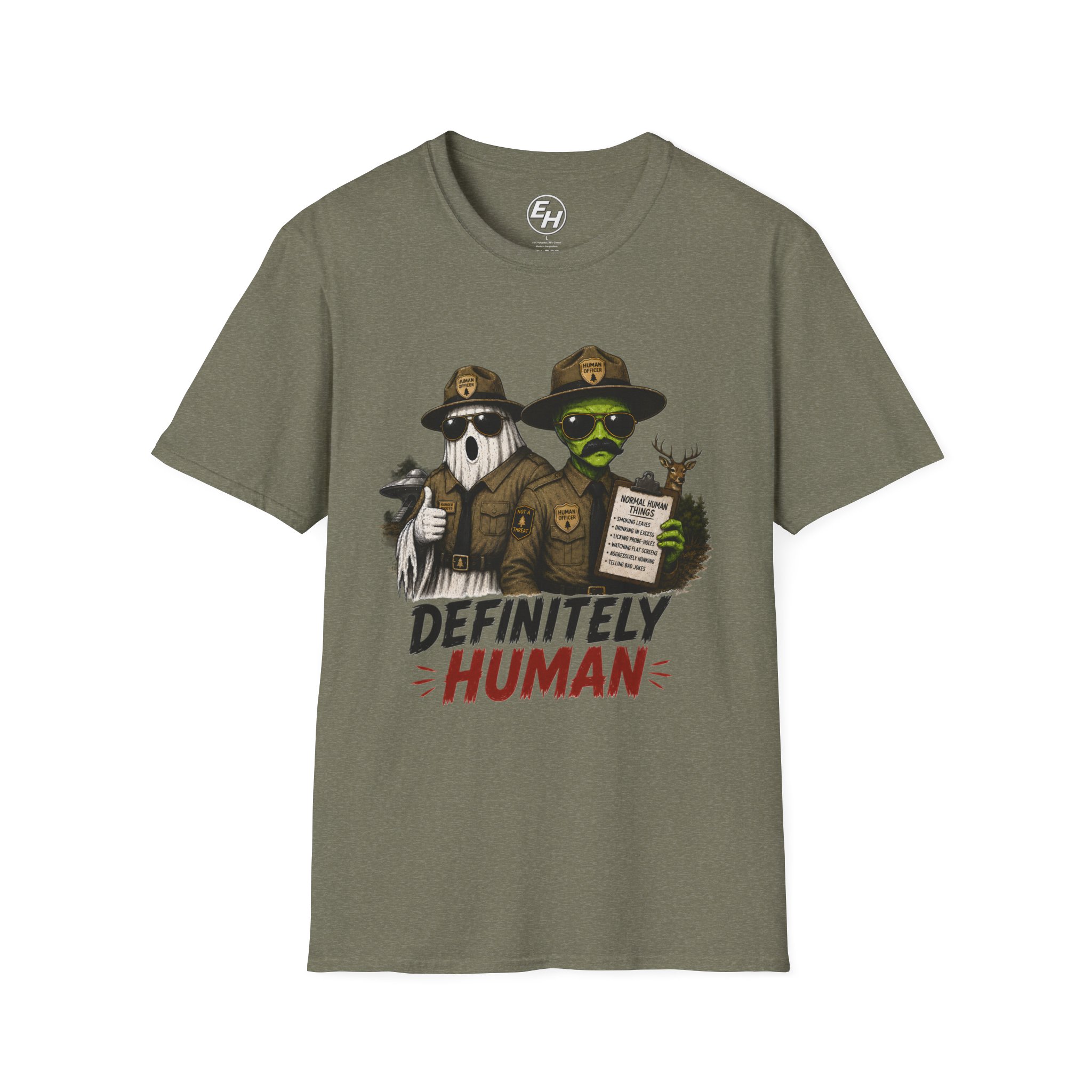 "Definitely Human" Graphic Tee - Image 23