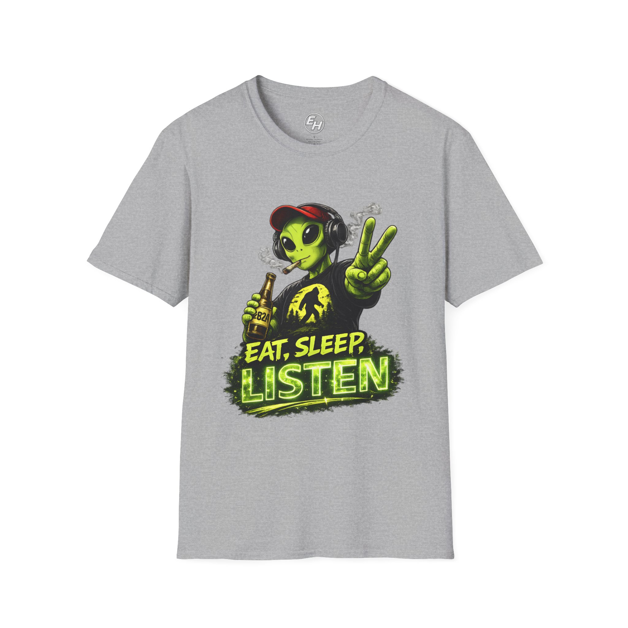 "Eat, Sleep, Listen" Graphic Tee - Image 8