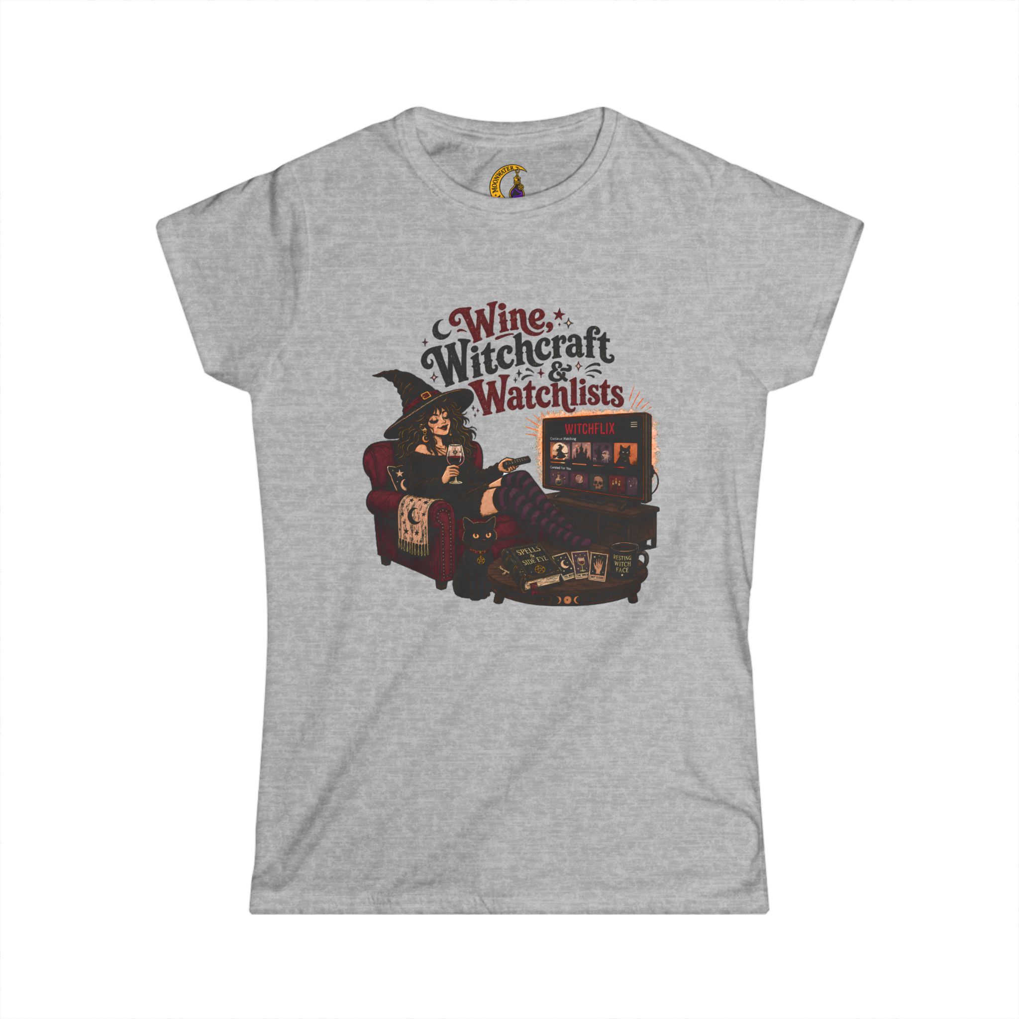 "Wine, Witchcraft, Watchlists" Women’s Tee - Image 10